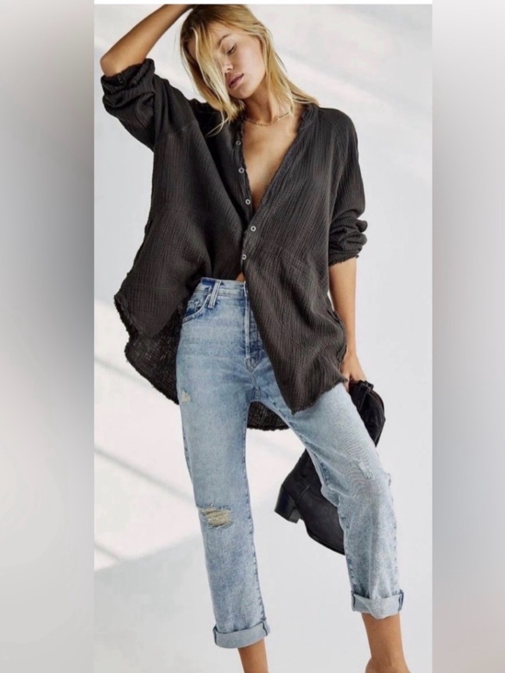 Free People button down ✌🏽 - Picture 2 of 7